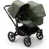 Bugaboo Navicella e Seduta Bugaboo Donkey 5 Duo Fratellare Black/Forest green-Forest green
