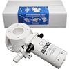 Navpower yacht energy quality Navpower Kit Trasformazione Conversione per Toilette WC Universale 12v - Kit conversione WC Toilette da Manuale a Elettrico Orrizontale - Barca Camper Roulotte - Compatibile con Jabsco TMC Ocean