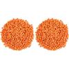 BONGIOVANNI FARINE E BONTA' NATURALI Lenticchie Rosse Decorticate 500g BIO (Confezione da 2)