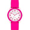 Timex Orologio per Bambini Time Machines da 30 mm, Cinturino in Silicone Rosa, Quadrante Bianco, Cassa Rosa, TW2W92200