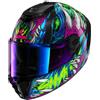 SHARK, Casco Moto Integrale SPARTAN RS SHAYTAN Black Green Violet, L