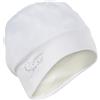 Fashy Esclusiva cuffia da nuoto in tessuto con strass, bianco, chiusura in velcro regolabile, cappuccio interno in lamina