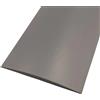 TopHomer Striscia di transizione del pavimento, 1 m x 5 cm, autoadesiva, in PVC, per pavimenti, soglia per piastrelle, legno, laminato, giunture (grigio scuro)