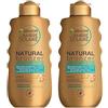 Garnier Latte Autoabbronzante Natural Bronzer, Per un'Abbronzatura Uniforme e Naturale, A Rapido Assorbimento, Azione Idratante e Levigante, Con Olio di Albicocca e Vitamina E, Ambre Solaire