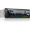 NHOPEEW Autoradio Bluetooth 1 Din con display LED RGB - Autoradio FM 1 Din con doppia porta USB SD Card AUX + telecomando