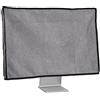 Copri Monitor Antipolvere Kwmobile Per Schermi 27-28 Pollici - Custodia Protettiva Nera/Grigia Per PC - Foto 9