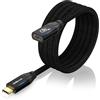 OHBUYAGN Cavo di prolunga USB C 20 Gpbs USB C 3.2 Gen2 x 2 prolunga 240 W PD3.1, ricarica rapida USB-C maschio a femmina 4K @60 Hz, trasmissione video, compatibile con S22/S21/S20 MacBook Pro iPad (1,5 m)