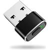 AXFEE Preciso USB Mouse Jiggler, Tre modalità tra cui Scegliere, con ON/OFF e display, con multi-traccia, senza driver, plug-and-play, Compatibile Con Windows XP/7/8/10、Mac OS、Android、Linux- Nero