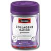 SWISSE Beauty - Collagene Marino 100% per Mantenimento Strutturale della Pelle in Salute, Integratore Alimentare Donna e Uomo con Peptidi di Collagene, 40 Pastiglie Gommose, Aroma Naturale di Fragola