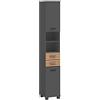 Schildmeyer Katta 158590 - Armadio alto effetto pannello acustico, 30,3 x 32,6 x 180,9 cm