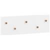 Schildmeyer Bjarne 158524 - Pannello a gancio, 55,9 x 4,6 x 19,5 cm, colore: Bianco opaco