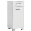 Schildmeyer Emmi 159160 - Armadietto da incasso, 30,3 x 32,6 x 75,3 cm, colore: Bianco opaco