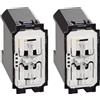 BTicino K4027C Living Now Comando Tapparella Connesso, 1 modulo (Confezione da 2)