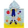 Rayson Asciugamano Bambini Bambino Microfibra Telo Bambini Poncho Bagno Asciugamano Mantello Spiaggia per Ragazze Ragazzi(Immersione)