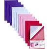 20 Fogli Di Feltro Colorati 15x15 Cm – Tessuto Morbido Per Crafting, Cucito E Progetti Scolastici Fai Da Te, Spessore 1 Mm - 6