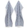 FILU, strofinacci per la cucina, 100% cotone, Blau / Weiß (Streifen), 100 % Baumwolle / 4er Pack