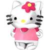 Genérico Ciondolo Hello Kitty in argento Sterling 925, compatibile con ciondoli Pandora e molti altri bracciali con ciondoli., Pequeño, Argento, Argento