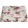 SaRani Telo Arredo Copritutto Gran Foulard Copriletto Copridivano Cotone con Stampa Floreale Motivo Floreale (Beige Rosa, 160x270 cm)