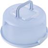 DAGLLGEW Portatile portatile portametto per torta fresca porta cupcake con coperchio e manico di torte di trasporto vassoio con copertura per torte biscotti pane