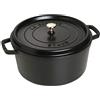STAUB La Cocotte Casseruola, Ghisa, Nero, 30 cm