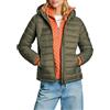 Pepe Jeans Ammy Short Giacca, Verde (Verde Foglia), S Donna