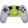 Generico Gaming Controller Mini Volante Per PS4, Gioco Da Corsa Controller 3d Stampa Ruota Di Simulazione, Joystick Ausiliario Cuscinetto Circle Simulator (Giallo)