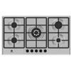 Wintem Piano Cottura 5 Fuochi Gas 90 cm in Acciaio Inox con Griglie in Ghisa - Cucina a Gas Professionale per Casa
