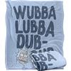 LOGOVISION Rick And Morty The Great Pain Coperta super morbida al tatto setoso - 152 x 127 cm