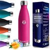 HoneyHolly Borraccia Termica, 18/8 Acciaio Inox Bottiglia Termica - 750ML - Senza BPA Borraccia Palestra, Isolato Sottovuoto, Borracce Termiche, Antigoccia, Bottiglia Acqua Termos per Scuola, Ufficio, Campeggio