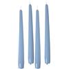 Cereria Di Giorgio Candele coniche Ø 2,2 cm h. 25 cm 10 pezzi - Dusty Blue (Confezione da 2)