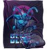 LOGOVISION Blu Beetle (2023) City Protector Coperta super morbida al tatto setoso - 152 x 127 cm