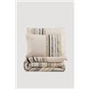 Nuit Des Rêves Elegant Ranforce - Set di copertine singole, 135 x 200 cm, 100% cotone, colore nero/bianco/oro, lavabile in lavatrice, chiusura a bottone & Envelope Closure, elegante e confortevole