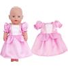 IKOPFLN 1 Pezzi Abito da principessa, Vestiti per bambole, vestiti bambole, vestiti bambole reborn, vestiti per bambole reborn, Per New Born 35 CM-45 CM