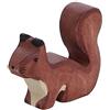 Goki - Scoiattolo Marrone Figura in Legno