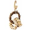 Nobby Anelli in rattan, 20 x 9 x 7 cm