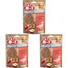 8in1 Snack di Carne Liofilizzati con Anatra e Mela, 50 g (Confezione da 3)