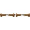 Croci King Bone - Osso per cani sfuso, Snack premio masticativo per cani in pelle bovina naturale, dental stick per la pulizia dei denti, 20 cm - 190 g (Confezione da 2)