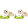 Italian Pet - Salviette Biodegradabili Olio di Neem - Salviettine Antiparassitarie - Protegge Cani, Gatti, Animali Domestici da Pulci, Zecche, Pappataci - 50 Salviette BIO Monouso - 20x30 cm