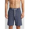 Intimissimi Pantaloni Corti In Lino E Cotone Blu