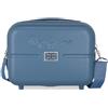 Pepe Jeans Accent Beauty case adattabile blu 29 x 21 x 15 cm rigido ABS 9,14 L 2,8 kg by Joumma Bags, blu, Taglia unica, Beauty case adattabile