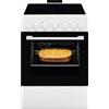 Electrolux LKR620066W - Cucina elettrica con forno, libera installazione, 60x60 cm, Classe energetica A