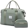 LOVEVOOK Borsa da viaggio da donna, sportiva, borsa da viaggio, borsa da palestra, aereo, grigio scuro, M-30L