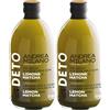 Deto Andrea Milano, Aceto di Mele Biologico con Limone e Matcha, Non Filtrato e Non Pastorizzato, da Bere Solo o come Aggiunta a Frullati, Ideale per Condire Pesce Crudo o Cotto, Made in Italy, 500 ml