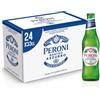 Peroni Nastro Azzurro con Mais Nostrano, Cassa Birra con 24 Bottiglie di Birra da 33 cl, Birra Premium Lager a Bassa Fermentazione, Gusto Rinfrescante e Rigenerante, Gradazione Alcolica 5% Vol