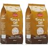 La Veronese | Farina di Teff, per Ricette Dolci o Salate, Farina Ad Alto Contenuto di Proteine e Fibre, A Basso Indice Glicemico, Senza Glutine, 400g (Confezione da 2)