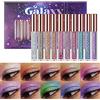 RoseFlower 10 colori Set di ombretti liquidi glitter abbaglianti metallizzati, luccicanti in metallo scintillante ombretto bagliore liquido stellato paillettes ombra Lucido A Lunga Tenuta Impermeabile