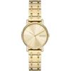 Skagen Signatur Lille Orologio da donna, Movimento al quarzo a due lancette in tonalità oro con cinturino in acciaio inossidabile o in pelle, 30 mm, Tono oro