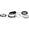 JUVENTUS Set 3 Braccialetti Juve Ufficiale Bambino BIANCONERI BRACCIALI Braccialetto Bracciale Ufficiali in Silicone SET3BRJUBA1345