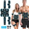 EGEYI Elettrostimolatore Muscolare,EMS Stimolatore Addominale, Elettrostimolatore per Addominali,Cinture tonificanti,Addome/Braccio/Gambe/Waist/Glutei Massaggi-Attrezzi,USB Ricaricabile-Uomo/Donna