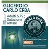 Carlo Erba Glicerolo Carlo Erba Adulti Soluzione Rettale 6 Clismi 6,75 G